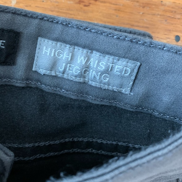 Gray High Rise Jeggings - Picture 2 of 4